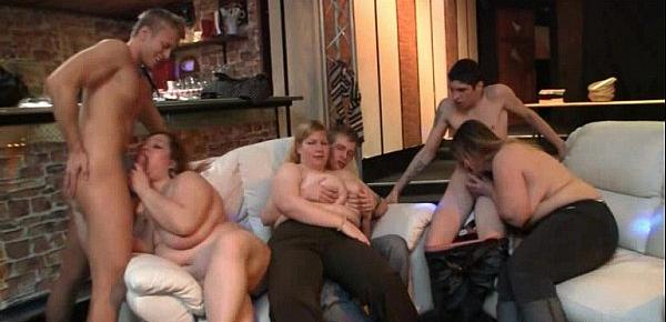  Sexy plump chick is pounded on the couch